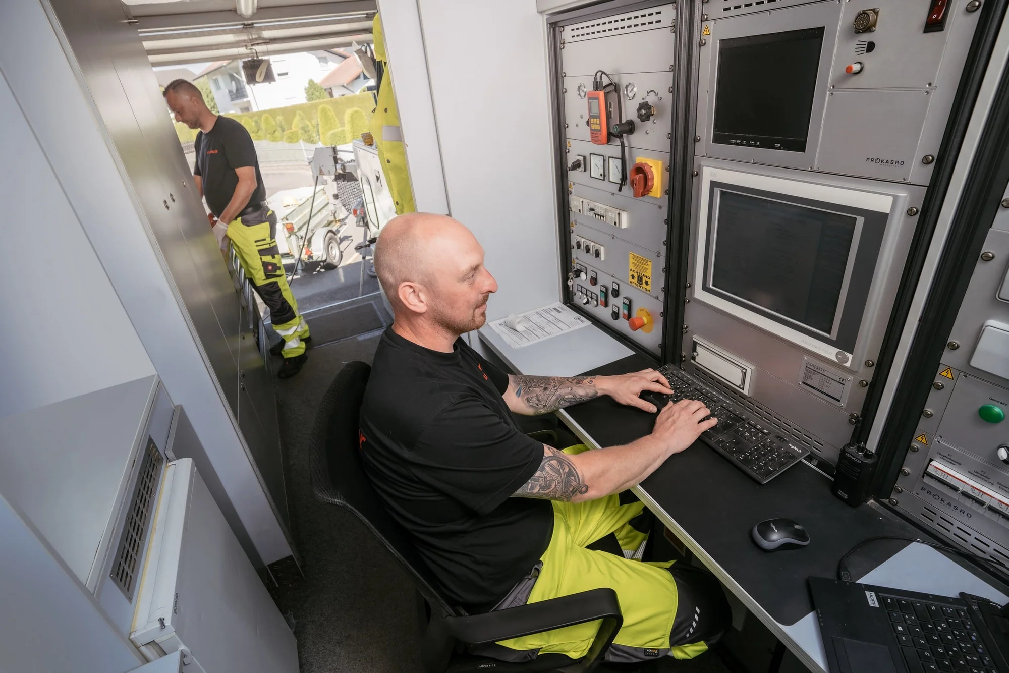 Saugbaggerarbeiten in Boppard